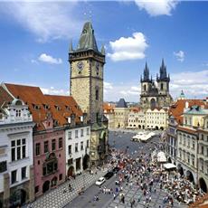 Прага из Карловых Вар